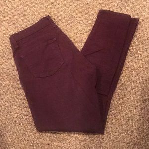 Topshop Maroon pant